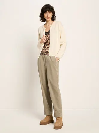 LANIUS | Strickjacke Boxy Fit | creme